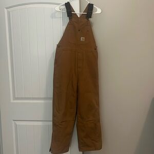 Carhartt boys / girls size 12 lined coveralls. Excellent condition.